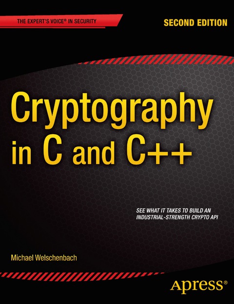 Cover image for book Cryptography in C and C++