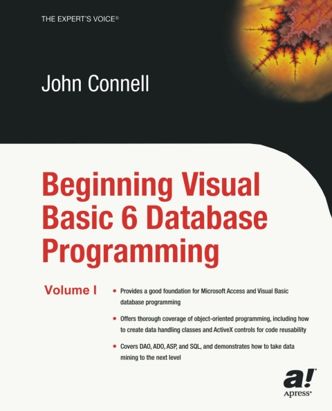 Cover image for book Beginning Visual Basic 6 Database Programming