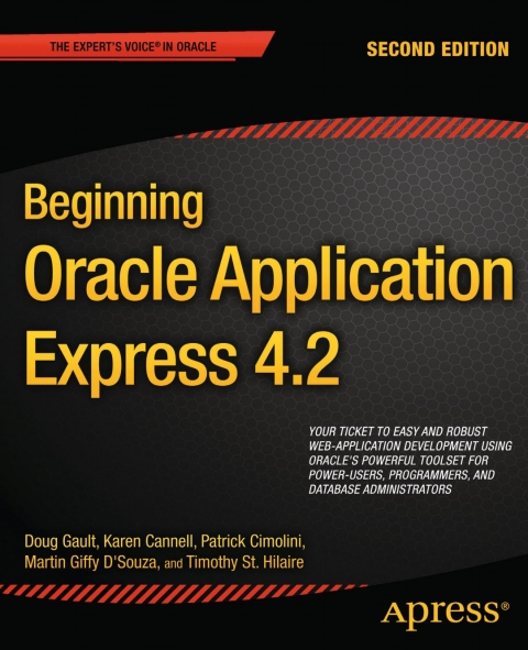 Cover image for book Beginning Oracle Application Express 4.2