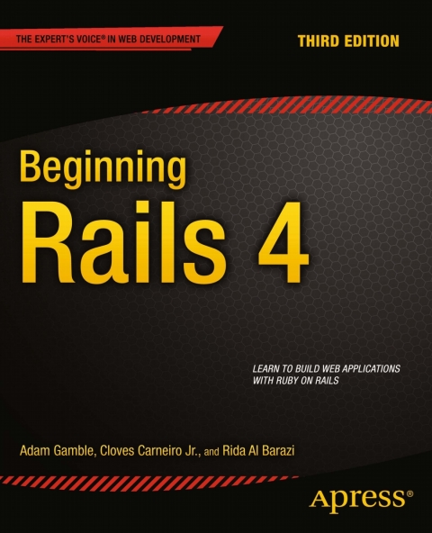 Cover image for book Beginning Rails 4