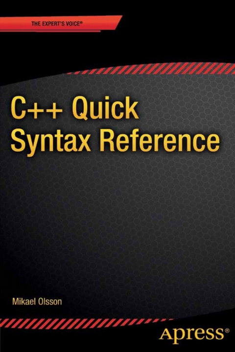Cover image for book C++ Quick Syntax Reference