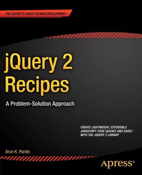 Cover image for book jQuery 2 Recipes