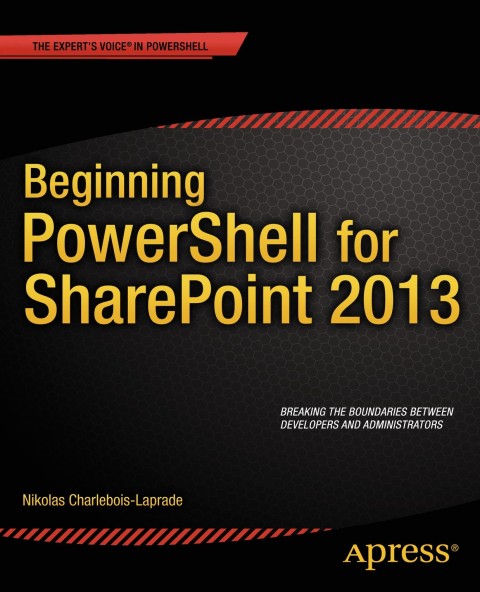 Cover image for book Beginning PowerShell for SharePoint 2013