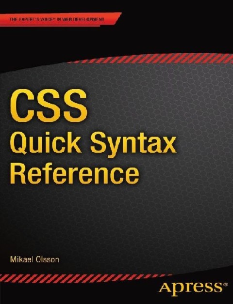 Cover image for book CSS Quick Syntax Reference