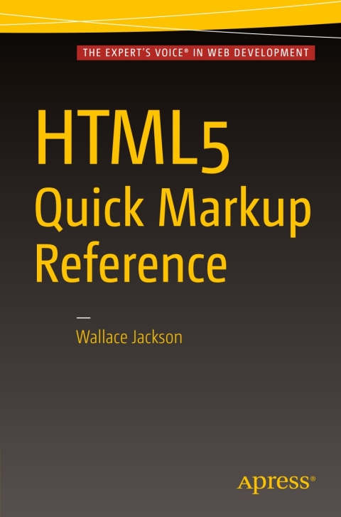 Cover image for book HTML5 Quick Markup Reference