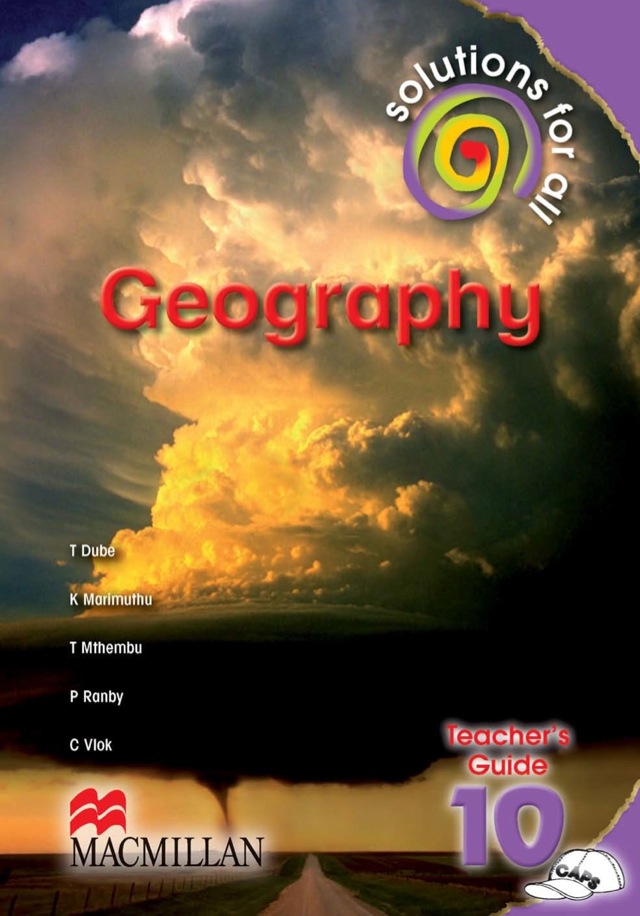 Solutions for All Geography Gr 10 (Teachers Guide)