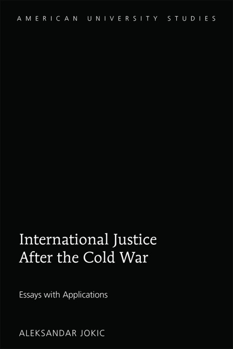 Cover image for book International Justice After the Cold War