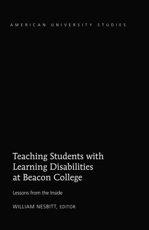Cover image for book Teaching Students with Learning Disabilities at Beacon College
