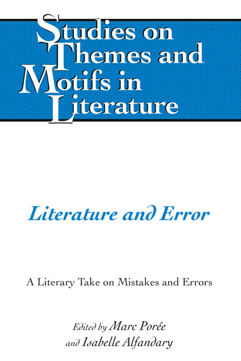 Cover image for book Literature and Error