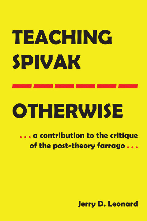 Teaching SpivakâOtherwise 