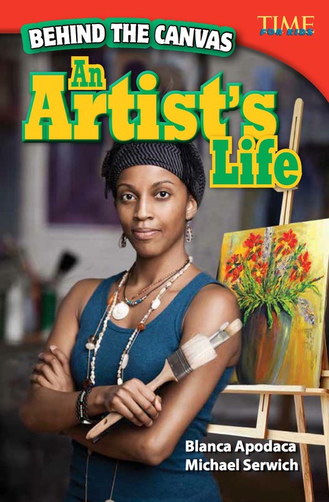 Cover image for book Behind the Canvas: An Artist's Life