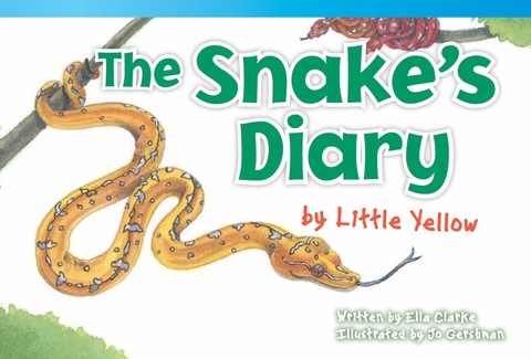 Cover image for book The Snake's Diary by Little Yellow
