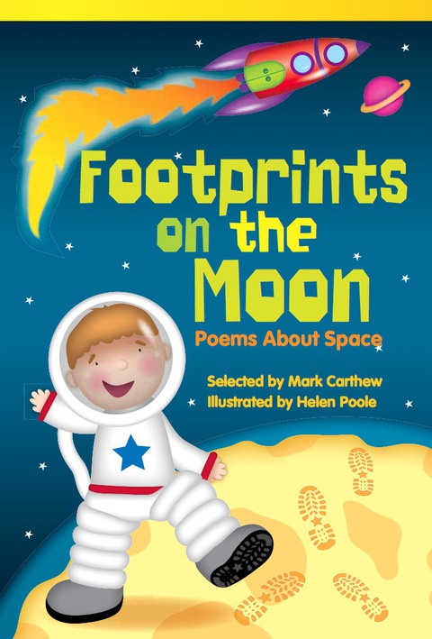 Cover image for book Footprints on the Moon: Poems About Space