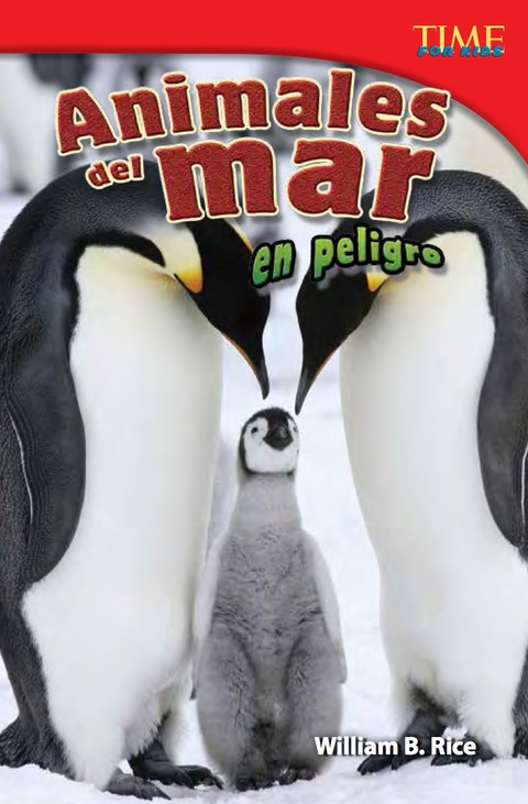 Cover image for book Animales del mar en peligro (Endangered Animals of the Sea)