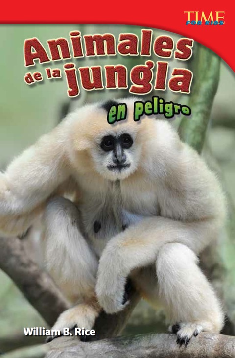 Cover image for book Animales de la jungla en peligro (Endangered Animals of the Jungle)