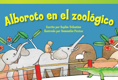 Cover image for book Alboroto en el zoológico (Zoo Hullabaloo)