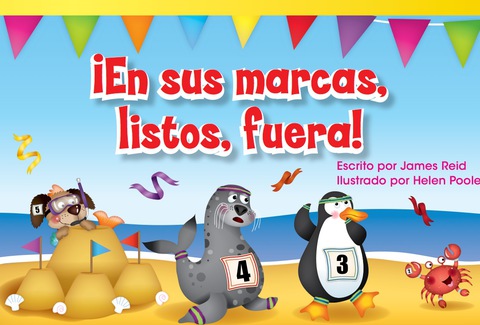 Cover image for book ¡En sus marcas, listos, fuera! (Ready, Set, Go!)