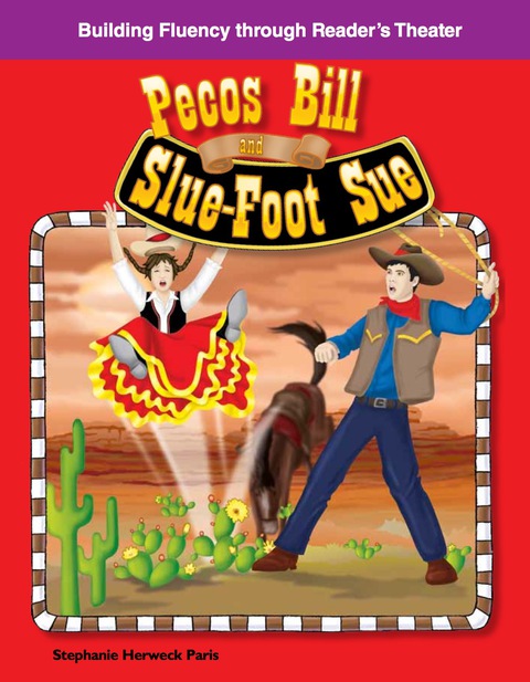 Cover image for book Pecos Bill and Slue-Foot Sue
