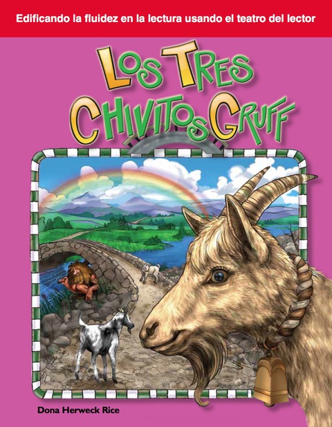 Cover image for book Los tres chivitos Gruff (The Three Billy Goats Gruff)
