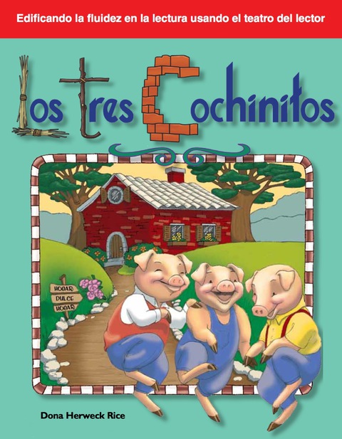 Cover image for book Los tres cochinitos (The Three Little Pigs)