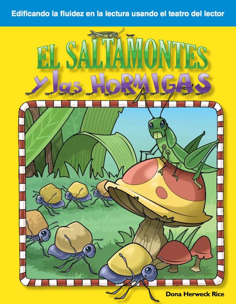 Cover image for book El saltamontes y las hormigas (The Grasshopper and the Ants)