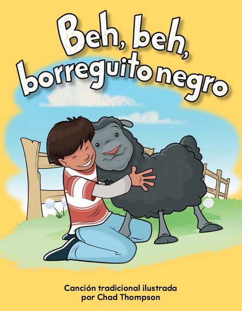 Cover image for book Bee, bee, borreguito negro (Baa, Baa, Black Sheep)