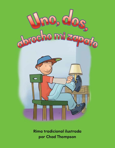 Cover image for book Uno, dos, abrocho mi zapato (One, Two, Buckle My Shoe)