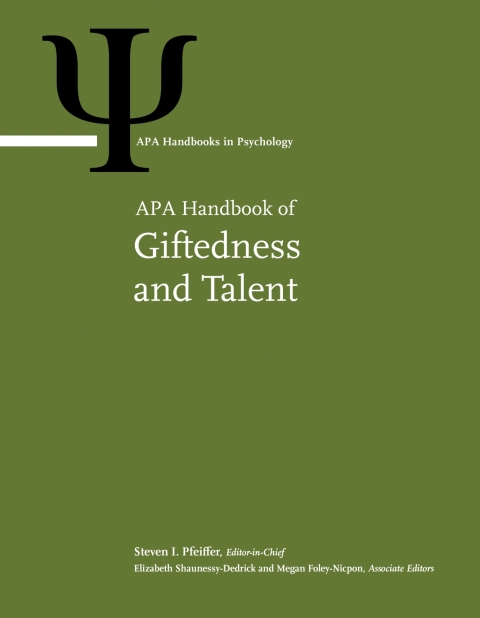 Cover image for book APA Handbook of Giftedness and Talent