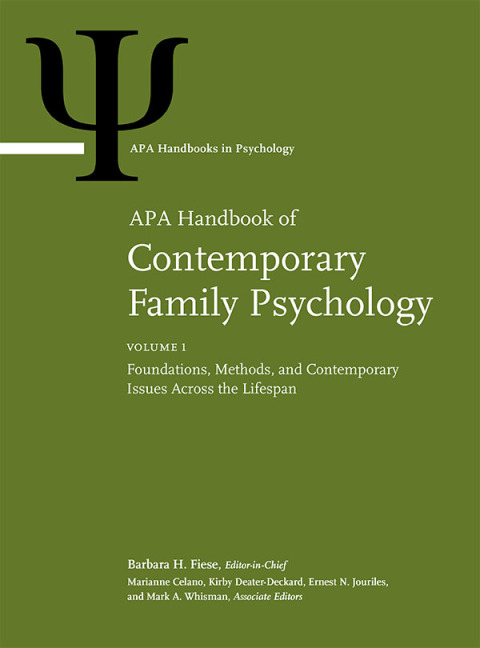Cover image for book APA Handbook of Contemporary Family Psychology, Volume 1
