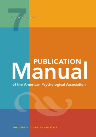 Publication Manual of the American Psychological Association