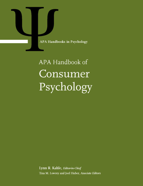Cover image for book APA Handbook of Consumer Psychology