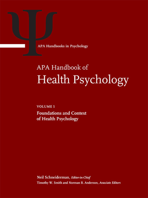 Cover image for book APA Handbook of Health Psychology, Volume 1