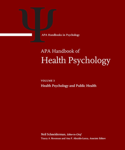 Cover image for book APA Handbook of Health Psychology, Volume 3