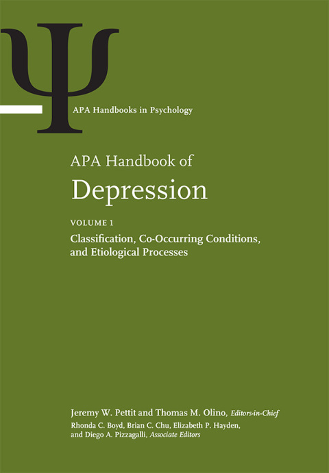 Cover image for book APA Handbook of Depression, Volume 1