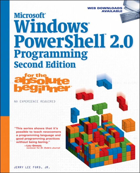 Cover image for book Microsoft® Windows® PowerShell 2.0 Programming for the Absolute Beginner