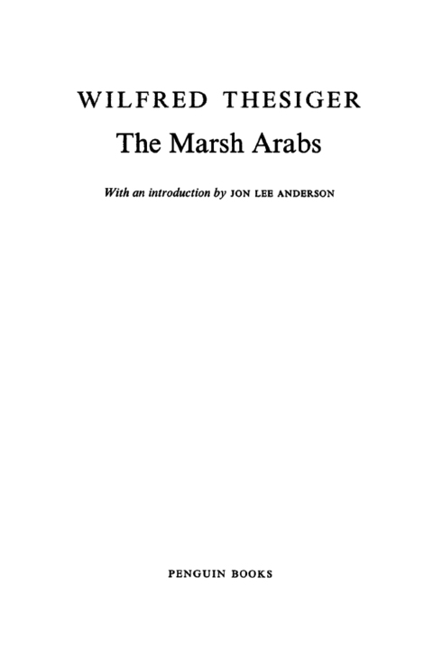 Cover image for book The Marsh Arabs