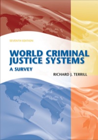 Cover image: World Criminal Justice Systems: A Comparative Survey 7th edition 9781593456122