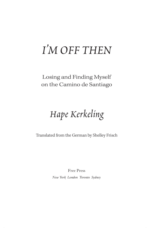 Cover image for book I'm Off Then