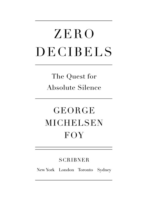 Cover image for book Zero Decibels