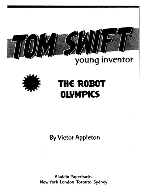 Cover image for book The Robot Olympics