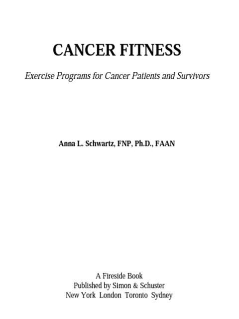 Cover image for book Cancer Fitness