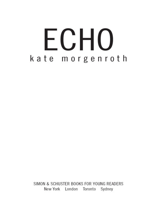 Cover image for book Echo