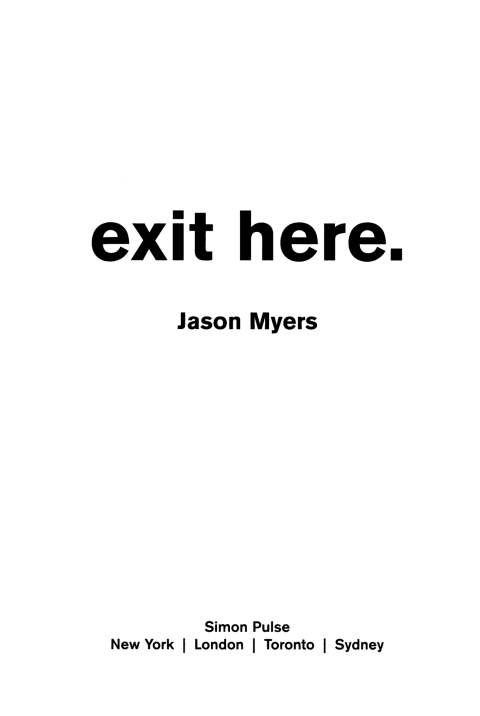 Cover image for book Exit Here.