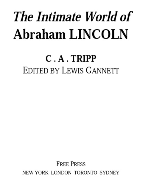 Cover image for book The Intimate World of Abraham Lincoln