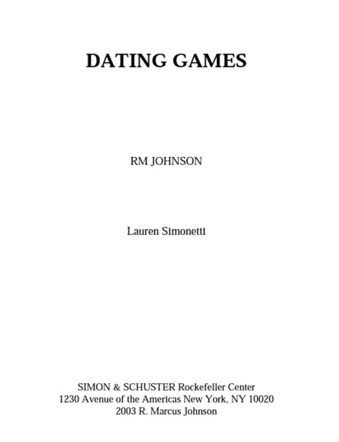 Cover image for book Dating Games