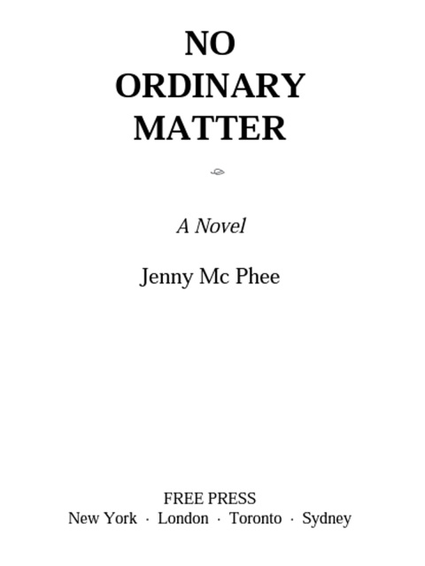 Cover image for book No Ordinary Matter