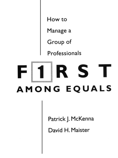 Cover image for book First Among Equals