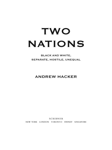Cover image for book Two Nations
