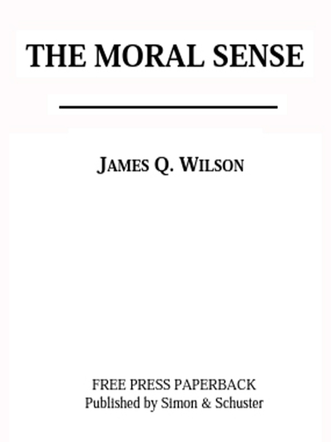 Cover image for book The Moral Sense