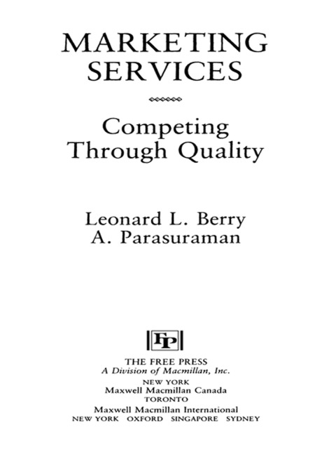 Cover image for book Marketing Services